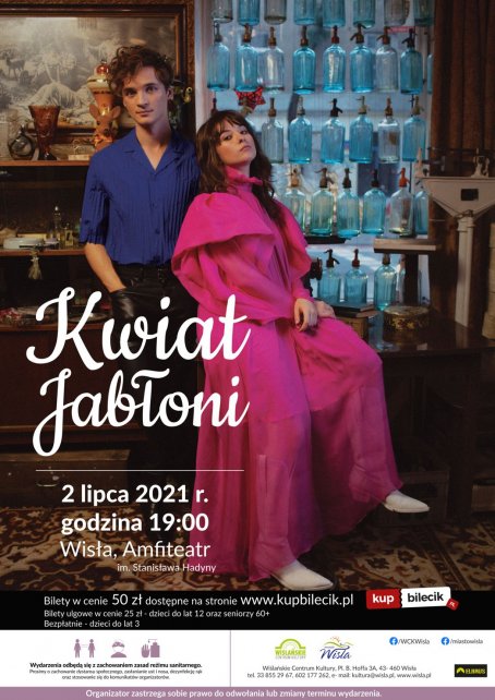 Plakat koncertu Kwiat Jabłoni